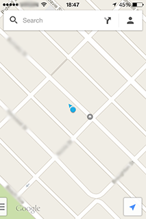 My Current Location - iphone screenshot
